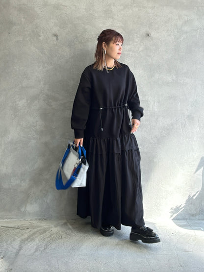 ウエストドロストドッキングワンピース／LHELBIE