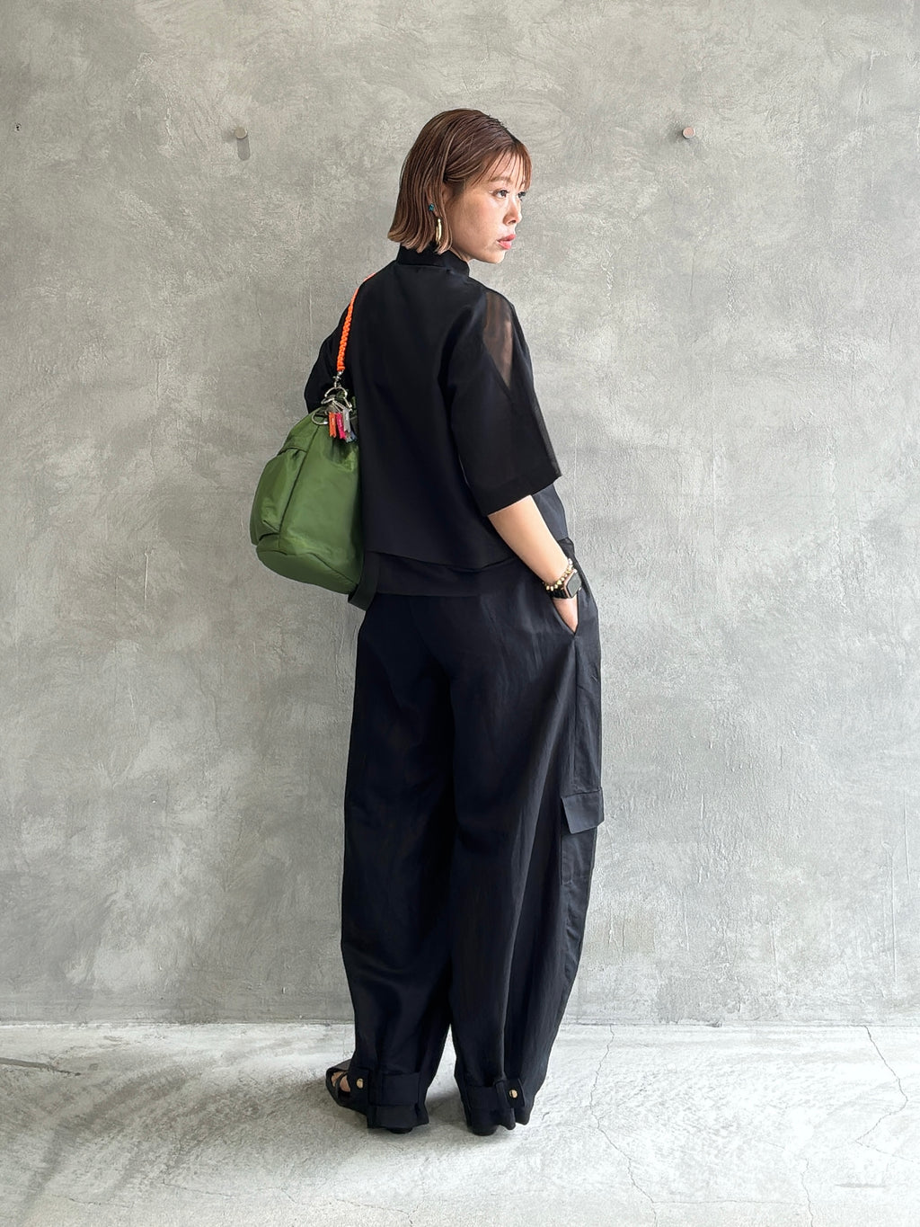 メッシュドッキングブラウス／MARECHAL TERRE