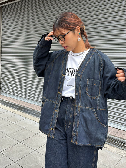 刺繍ロゴカットソー／Anna Kerry