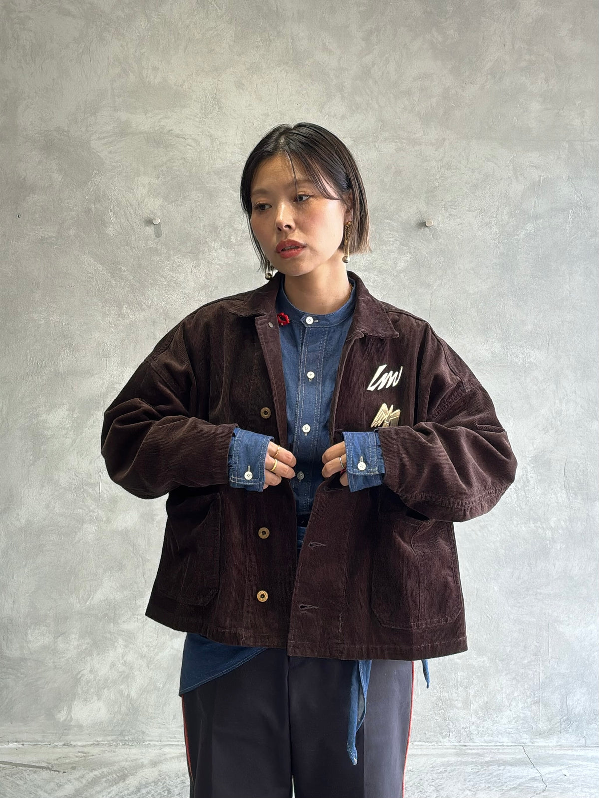 コットンコーデュロイカバーオール／#8643803／LE MÉLANGE／2026 AW #1