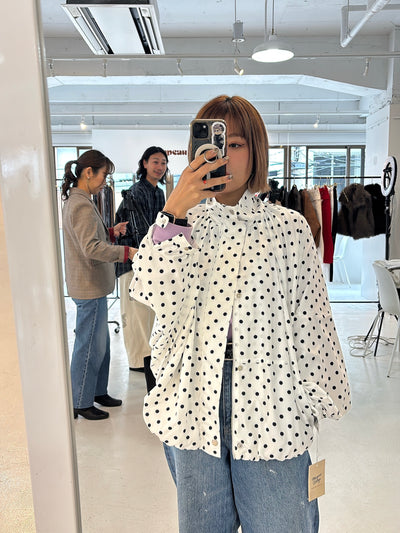 受付終了【予約⚡︎販売】ドットブルゾン／MG JK-26096-A／MARGAUX VINTAGE／2026 AW＃1