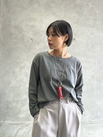 ロゴプリントロンT／Anna Kerry