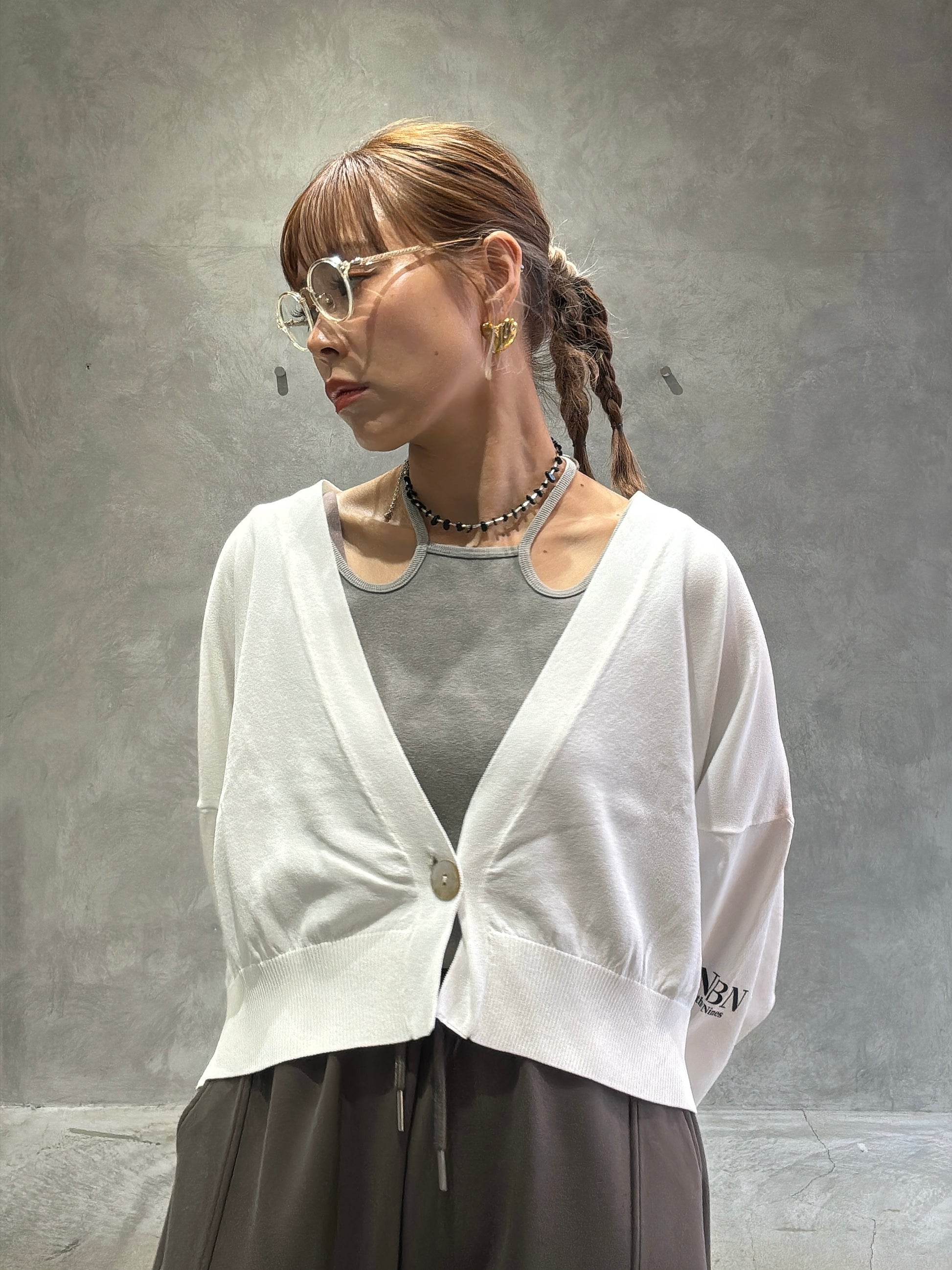 シングルボタン⚡︎カーディガン／No.9-the Nines-