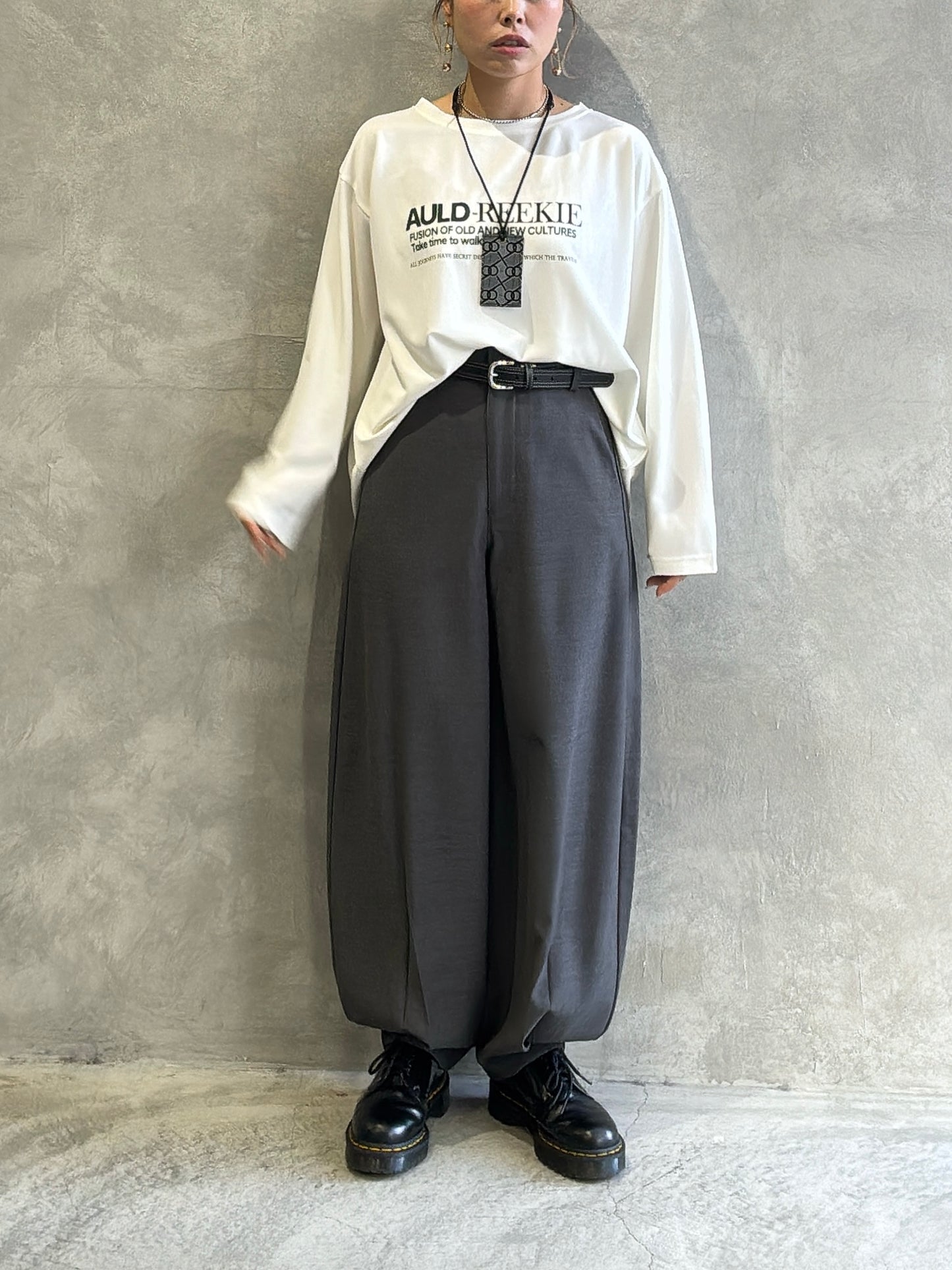 【再入荷】カフタックパンツ／Anna Kerry