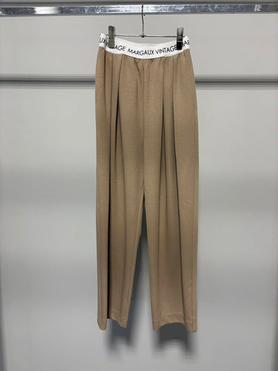 【予約⚡︎販売】ロゴウエストタックパンツ／MG PT-26141-A／MARGAUX VINTAGE／2026 AW＃2
