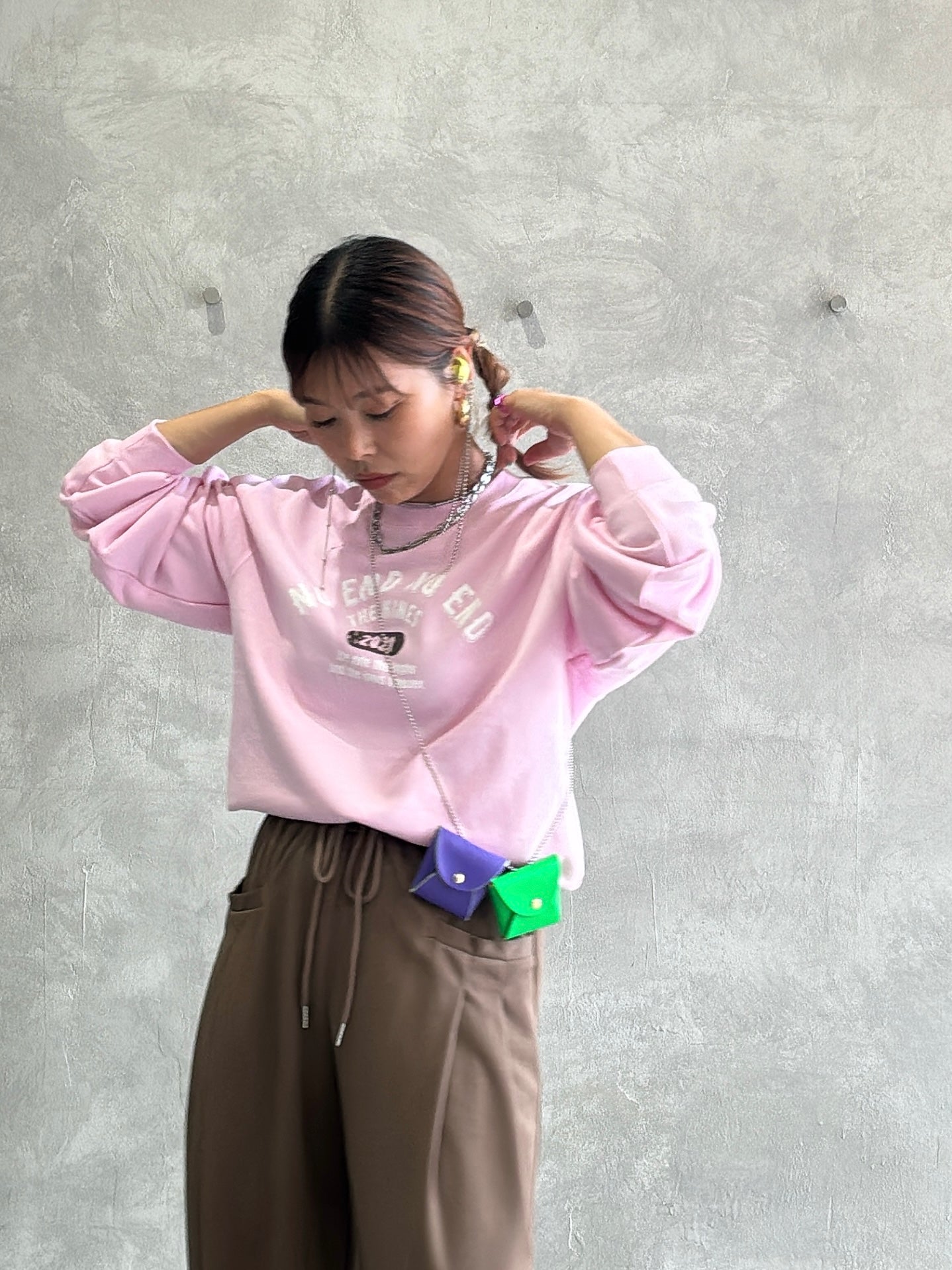 受付終了【予約販売】カレッジデザインスウェット／the Nines