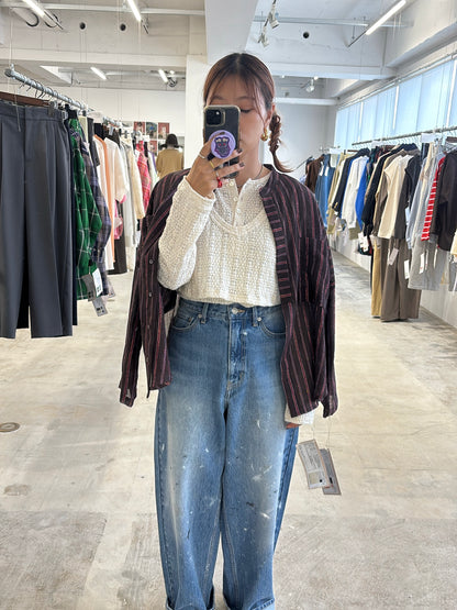 受付終了【予約販売】ヘンリーネックカットソー／8611002／LE MÉLANGE