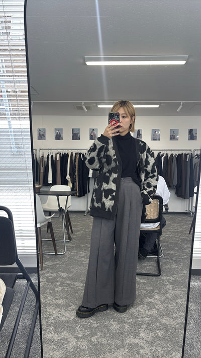 【予約⚡︎販売】エンドタックワイドパンツ／607527／CYAN tokyo／2026 AW#2
