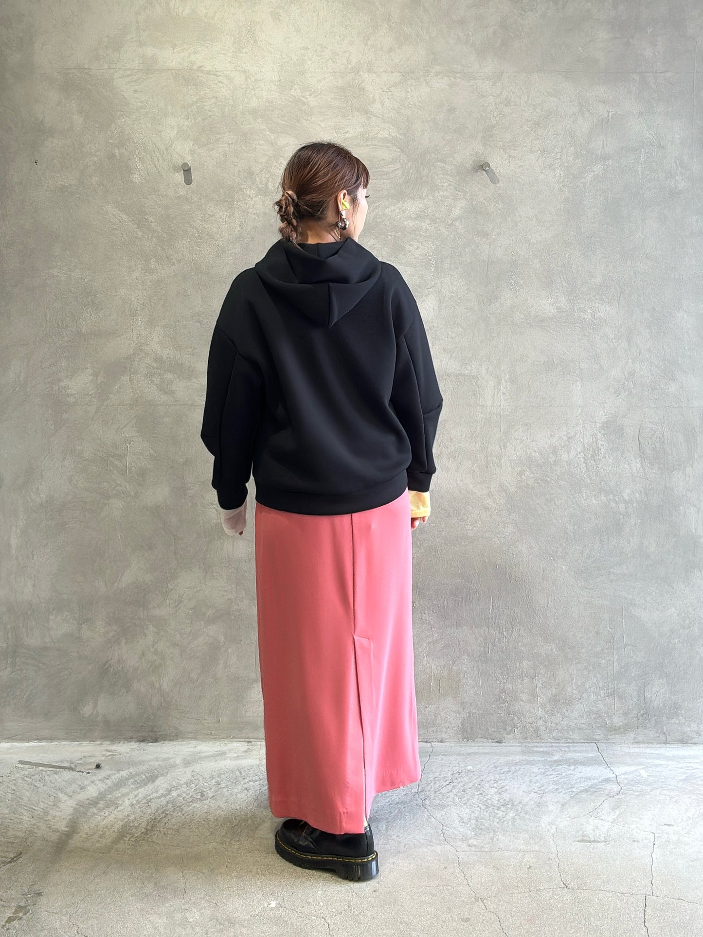 バイカラーインナーニット／LHELBIE