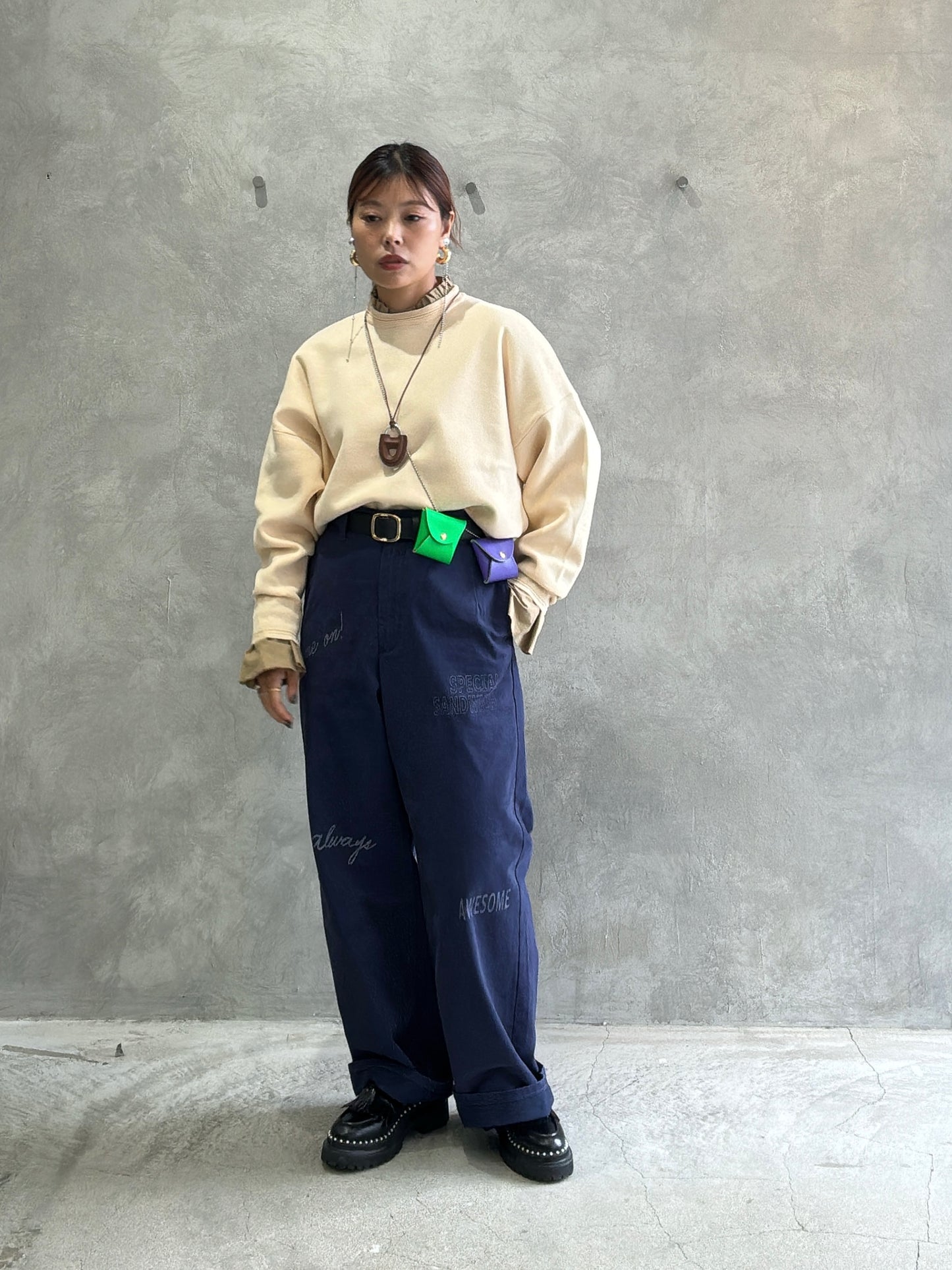 フリルシャツ／LE MÉLANGE