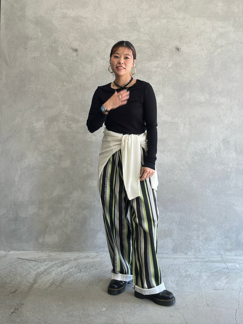 マルチストライプパンツ／PT-26047-S／MARGAUX VINTAGE／