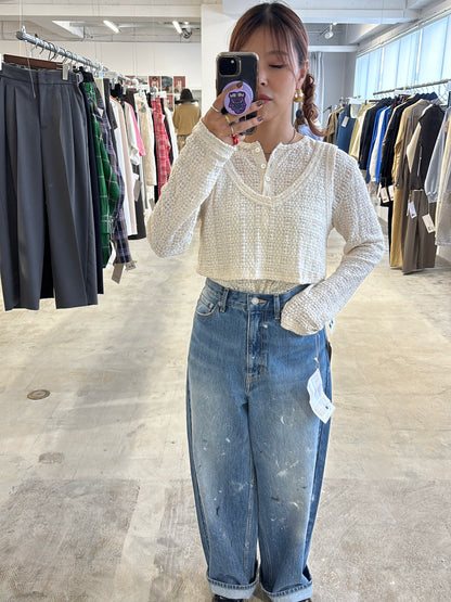 受付終了【予約販売】デニムパンツ／8613502／LE MÉLANGE