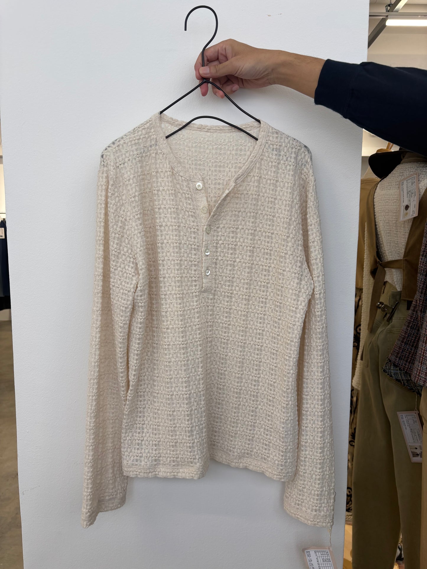 受付終了【予約販売】ヘンリーネックカットソー／8611002／LE MÉLANGE