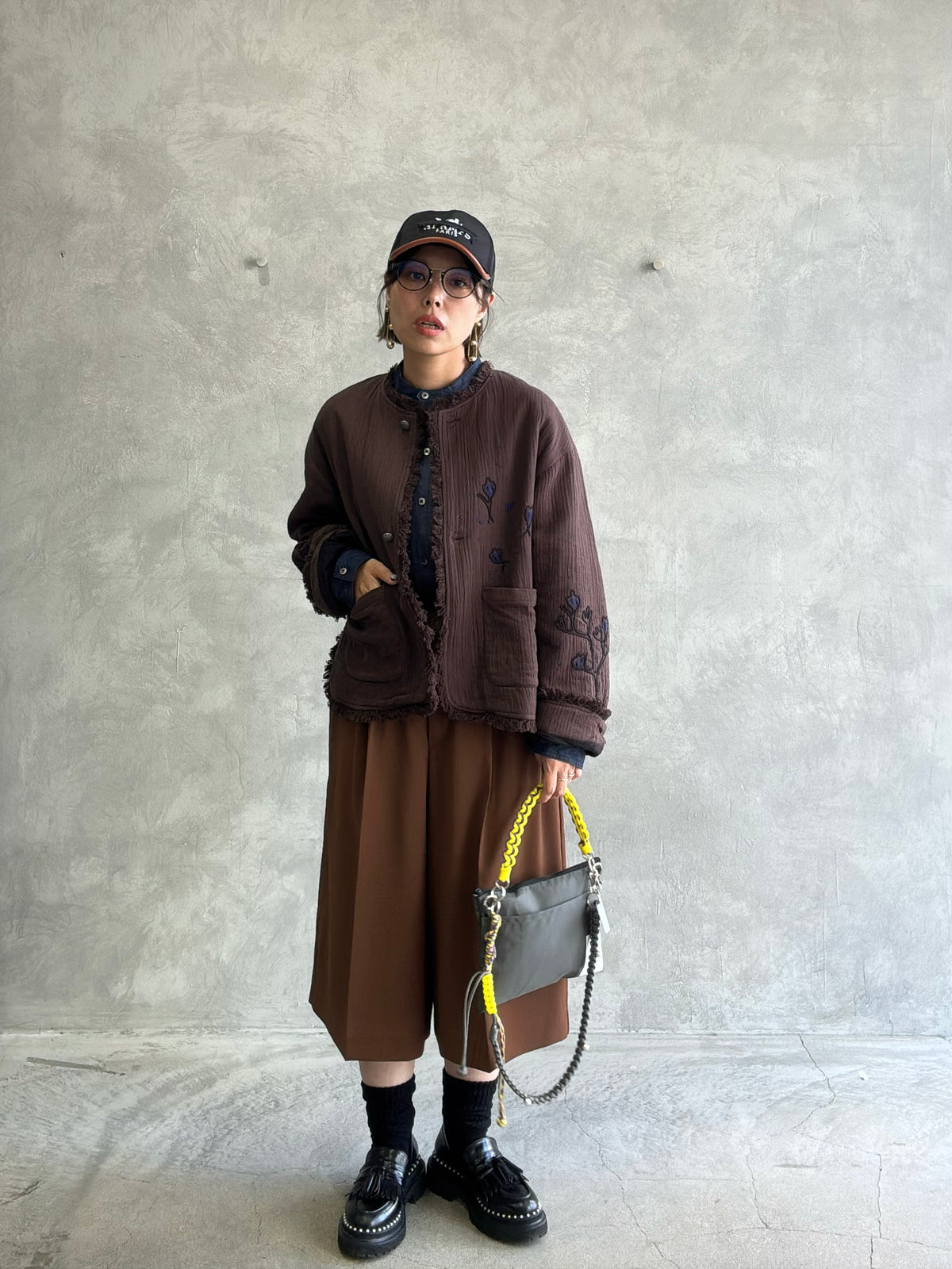 刺繍クルーネックジャケット／#8643804／LE MÉLANGE／2026 AW #1
