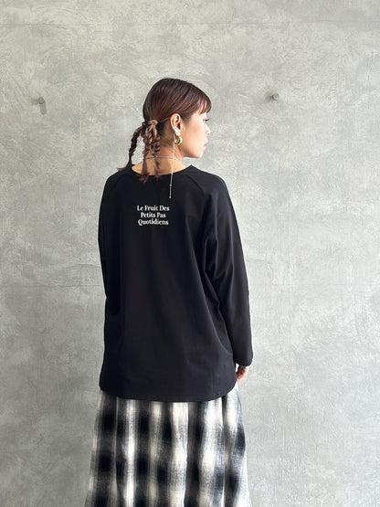 【再入荷】2way（DOG & LOGO）プリントカットソー／Dignite collier