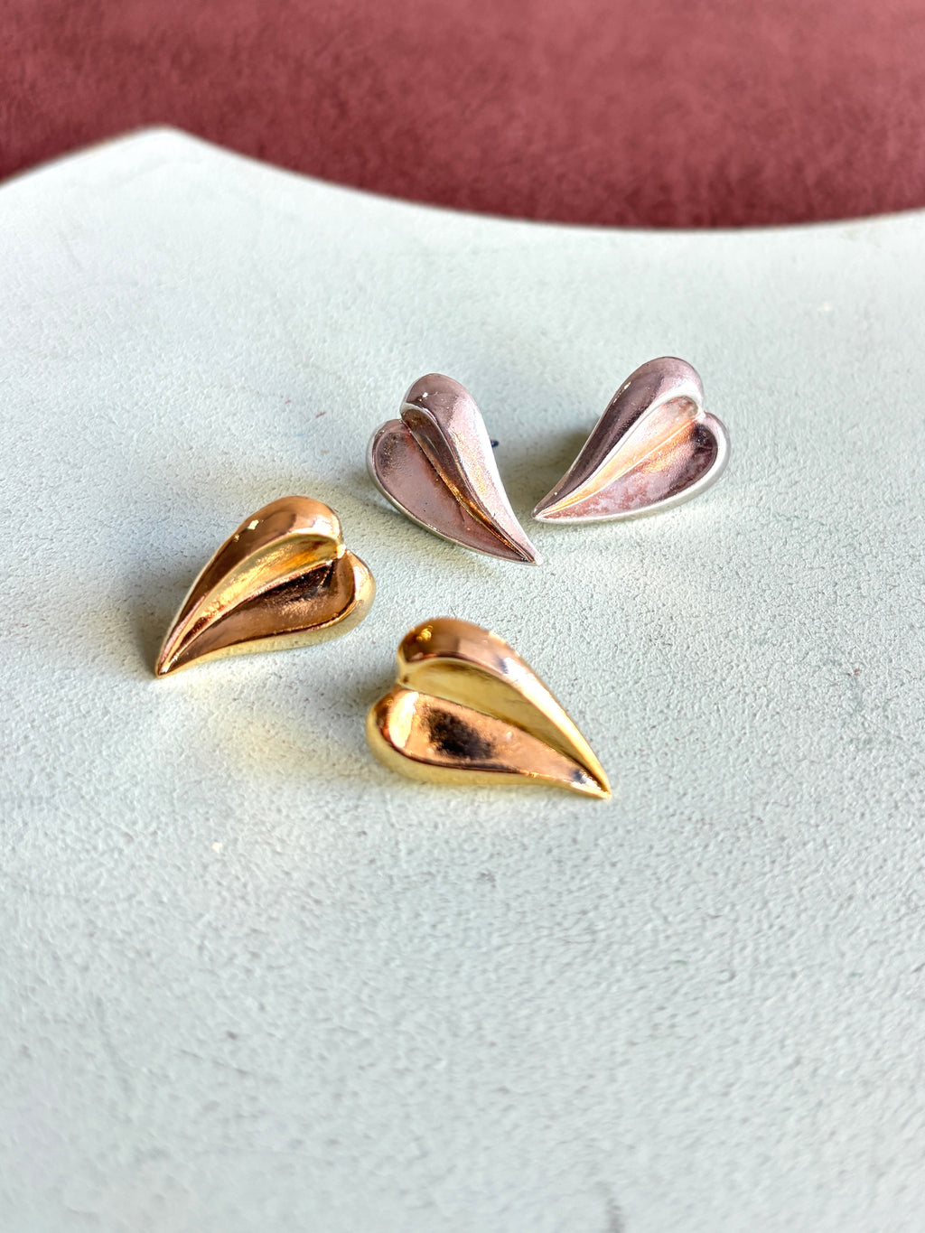 【予約販売】ソリッドハートピアス