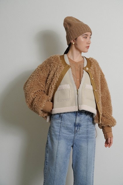 【予約⚡︎販売】シャギーボアドロストブルゾン／604518／CYAN tokyo／2026 AW#1