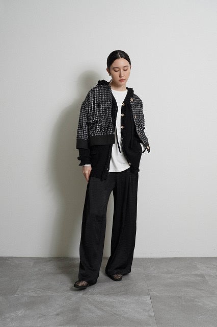 【予約⚡︎販売】バックギャザーワームロングカットソー／604505／CYAN tokyo／2026 AW#1