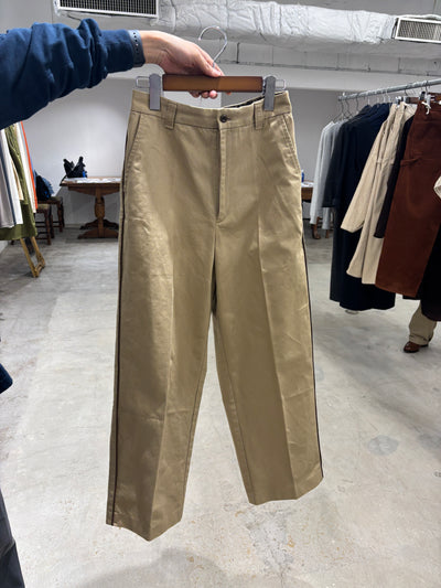 受付終了【予約⚡︎販売】ラインコットンツイルパンツ／#8643503／LE MÉLANGE／2026 AW #1