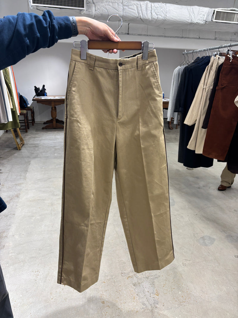受付終了【予約⚡︎販売】ラインコットンツイルパンツ／#8643503／LE MÉLANGE／2026 AW #1