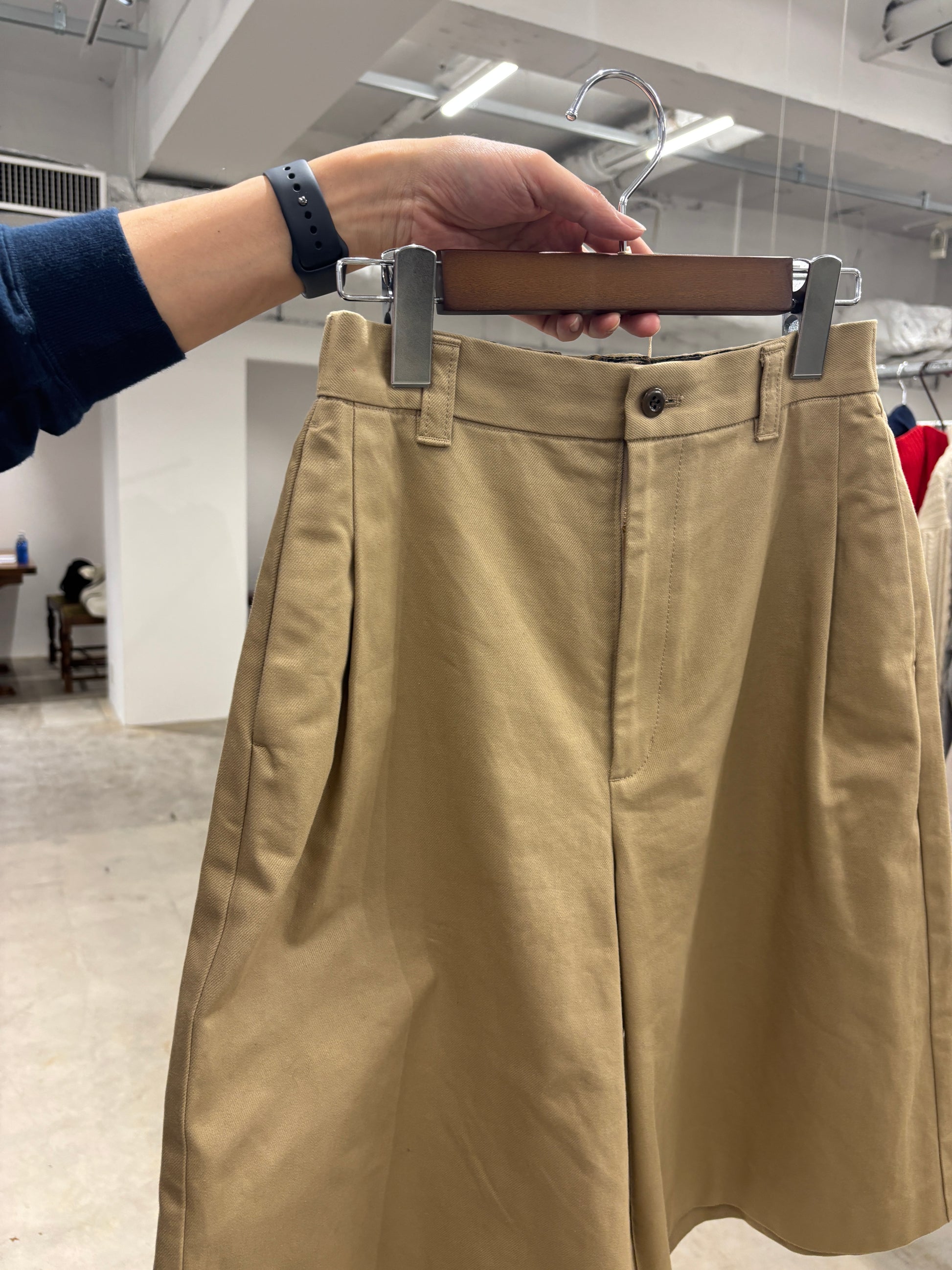 【予約⚡︎販売】コットンツイルハーフパンツ／#8643502／LE MÉLANGE／2026 AW #1