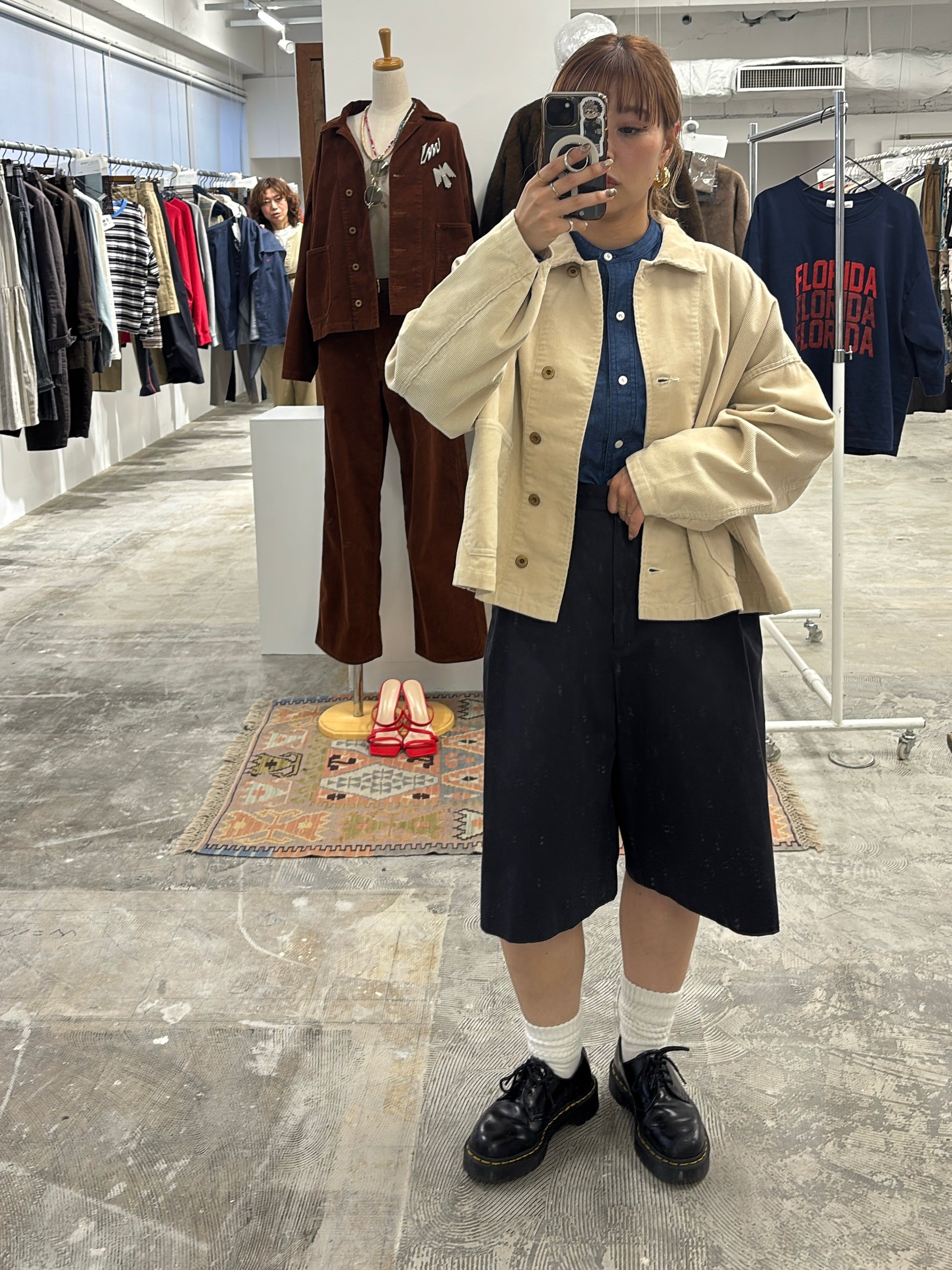 【予約⚡︎販売】コットンツイルハーフパンツ／#8643502／LE MÉLANGE／2026 AW #1