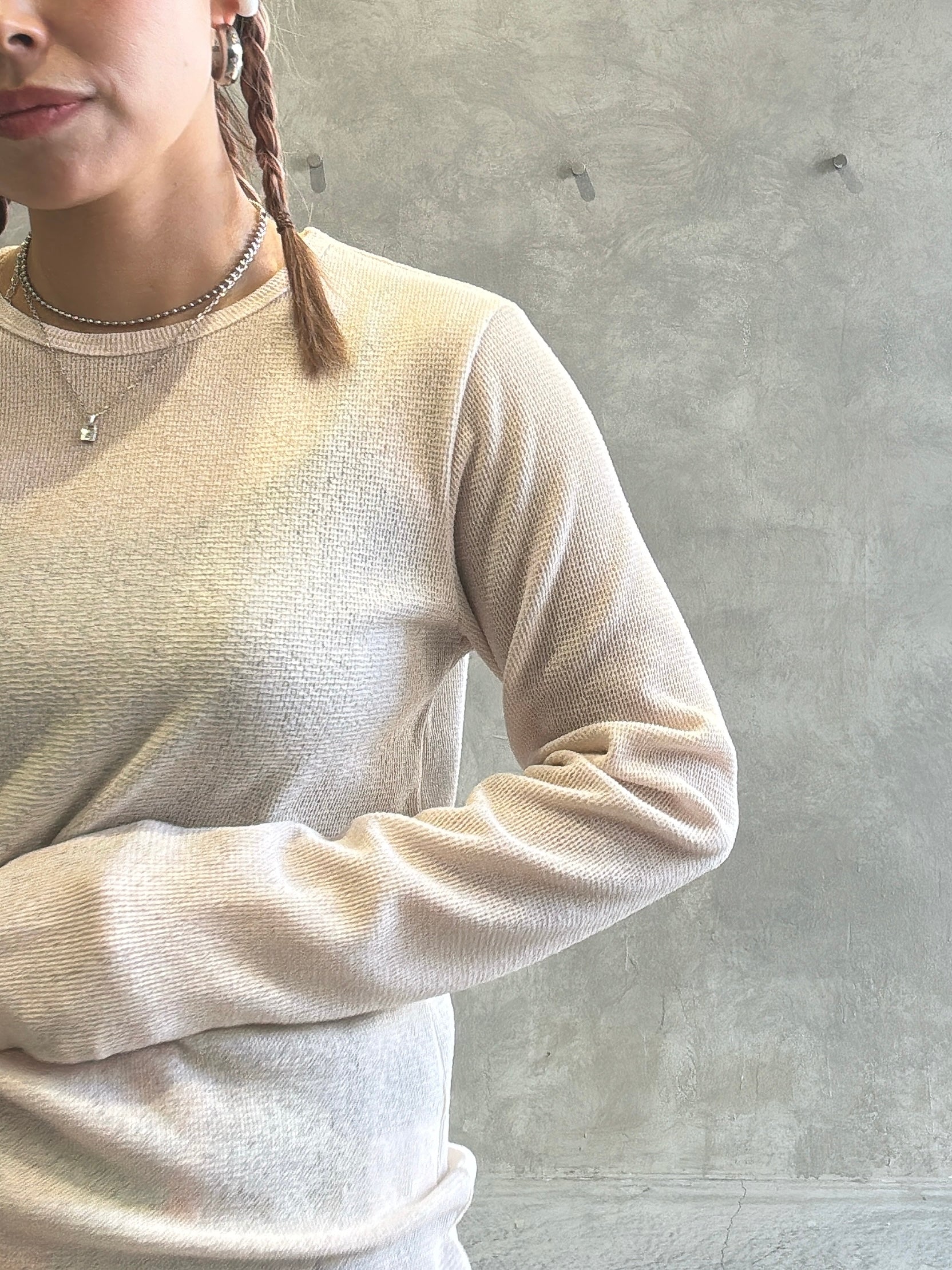 ボートネックカットソー／8611010／LE MÉLANGE