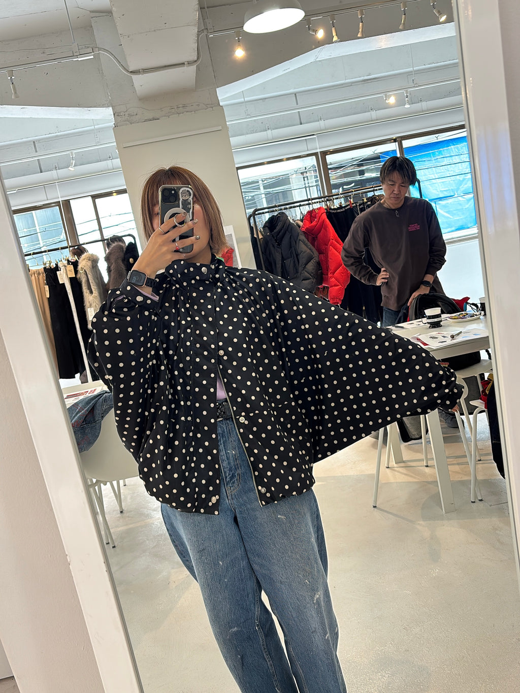 受付終了【予約⚡︎販売】ドットブルゾン／MG JK-26096-A／MARGAUX VINTAGE／2026 AW＃1