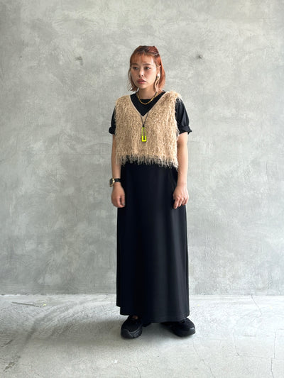 ウエストカッティングワンピース／Dignite collier／MNMS
