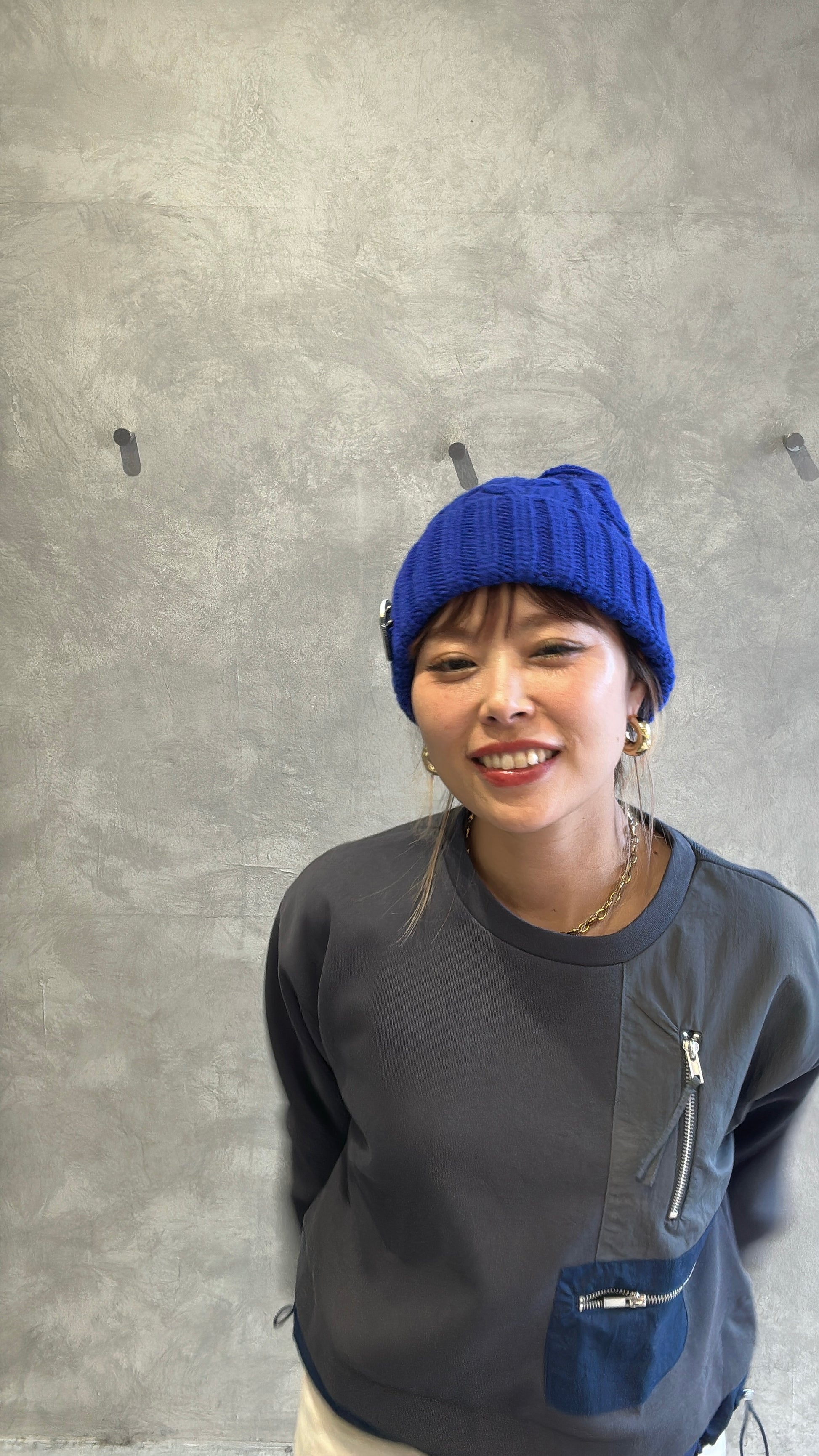 ゆるフィットニットキャップ