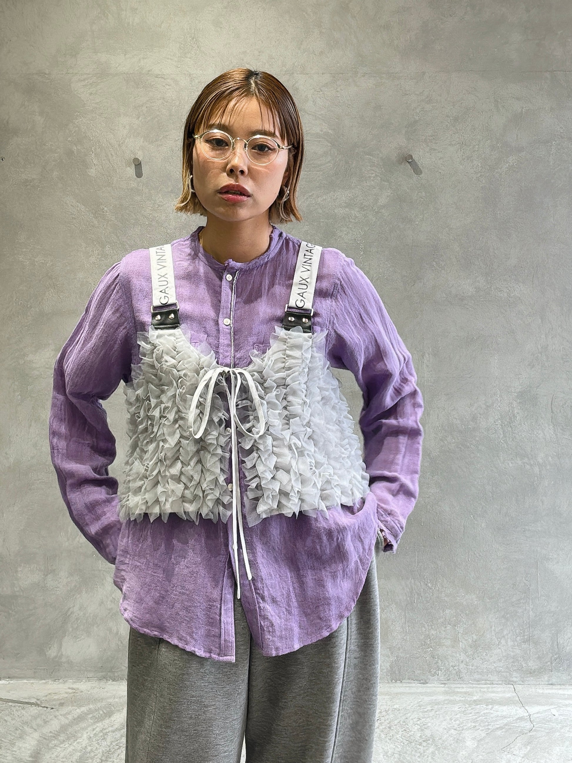 フリルショートビスチェ／AC-26060-S／MARGAUX VINTAGE／2026 SS#2