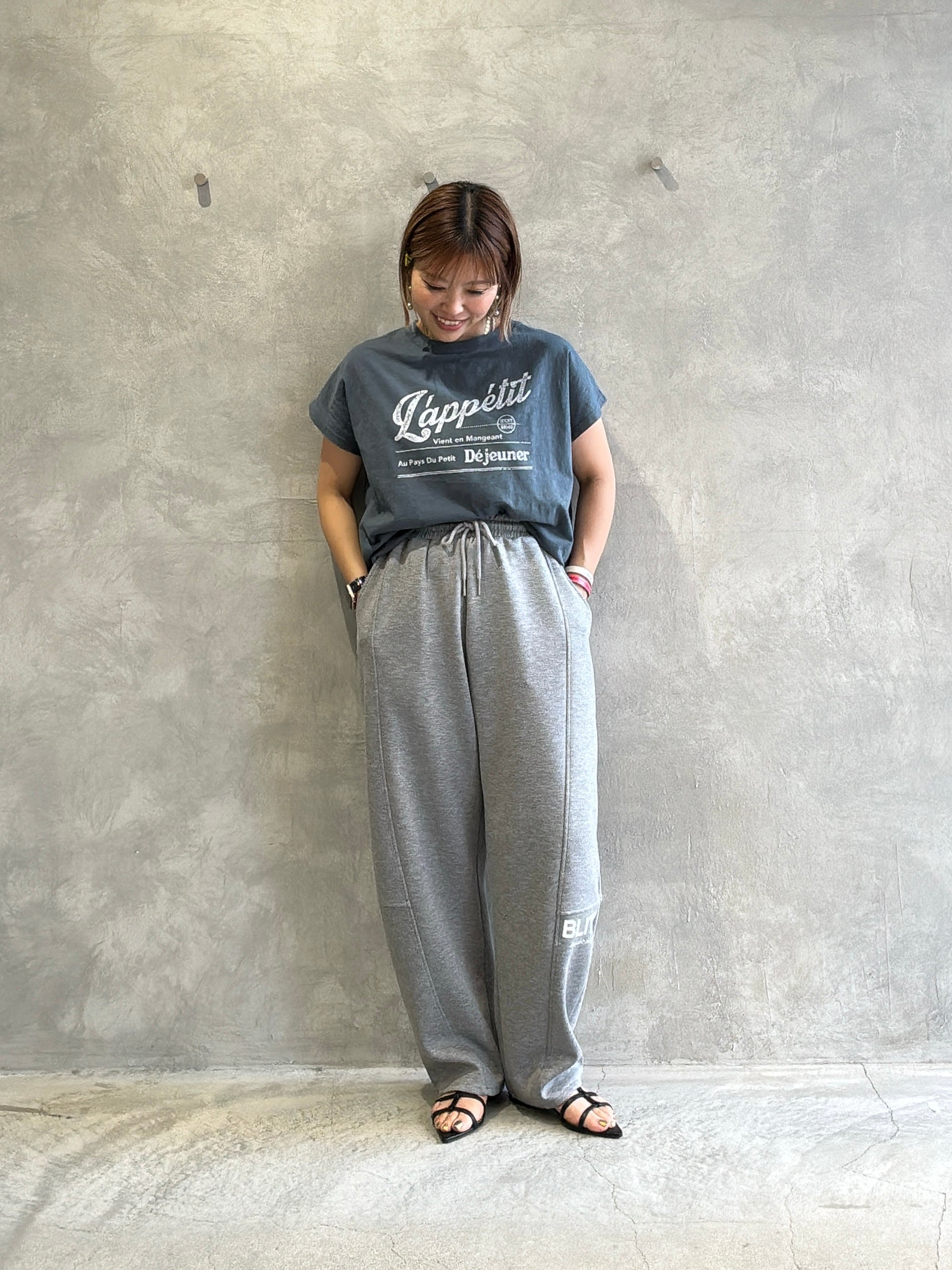 【予約販売】LappetitゆるフレンチスラブTシャツ／ING