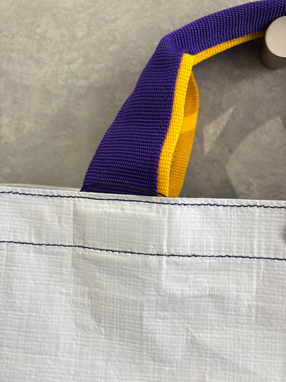 【予約販売】パープル×イエロー（本体：ホワイト）／FACTORY OMOTO／BASIC TOTE