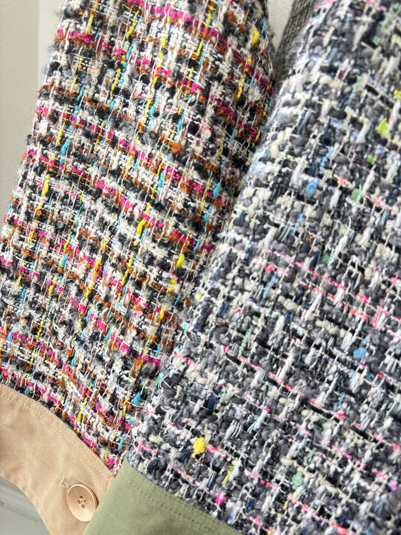 【予約⚡︎販売】ハーフスリーブ MIXツイードJK／604483／CYAN tokyo／2026 AW#1
