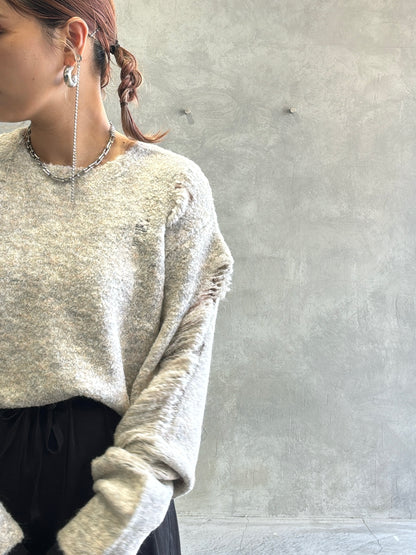 ループヤーンダメージニット／HCAE