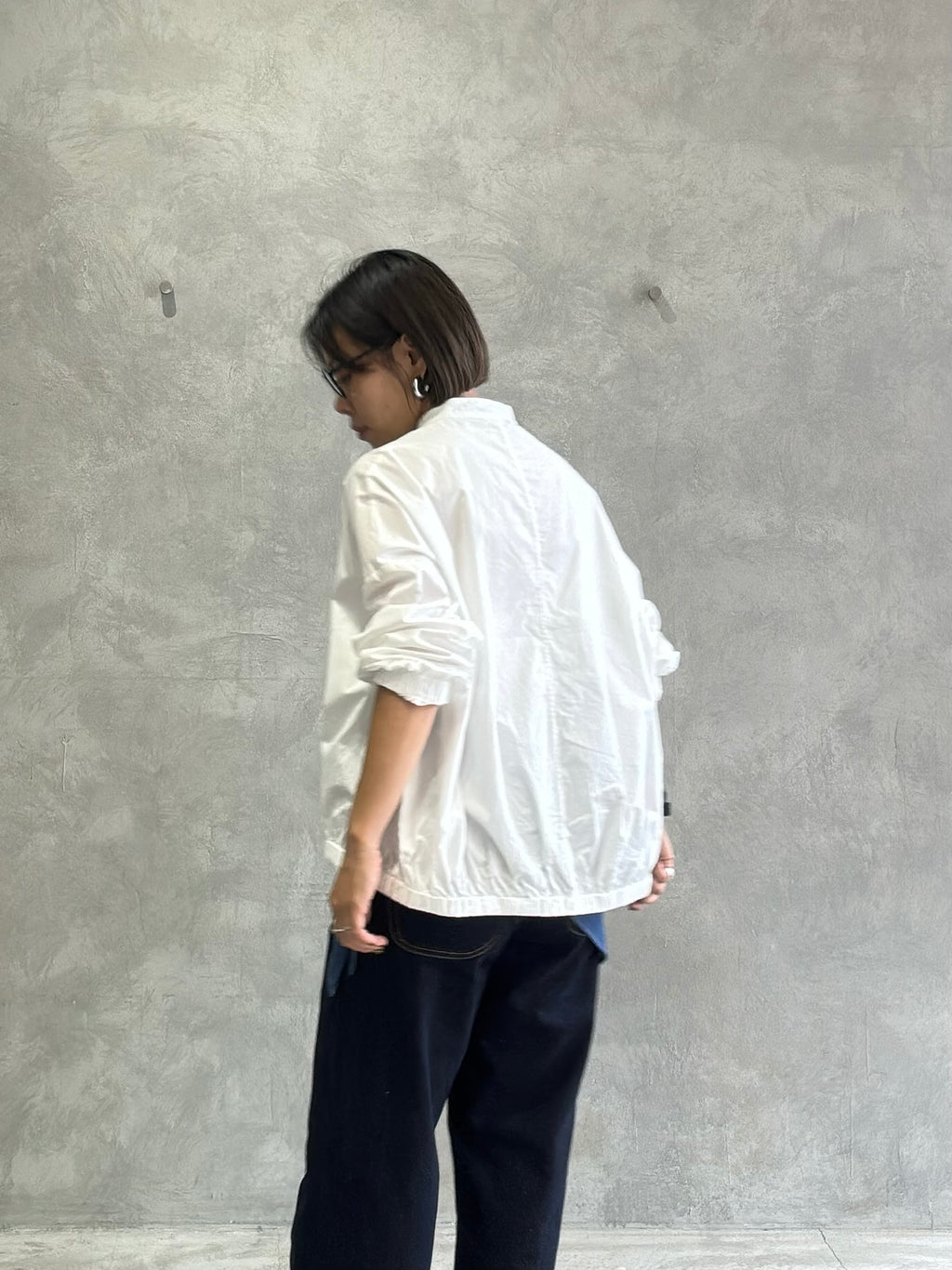 【予約販売】裾ギャザーシャツ／le vent souffle