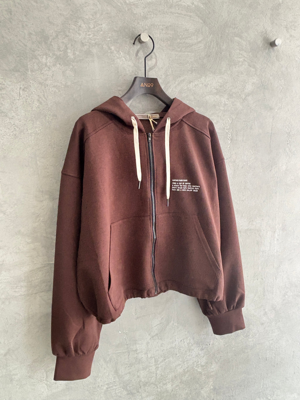 ジップアップパーカー／Anna Kerry