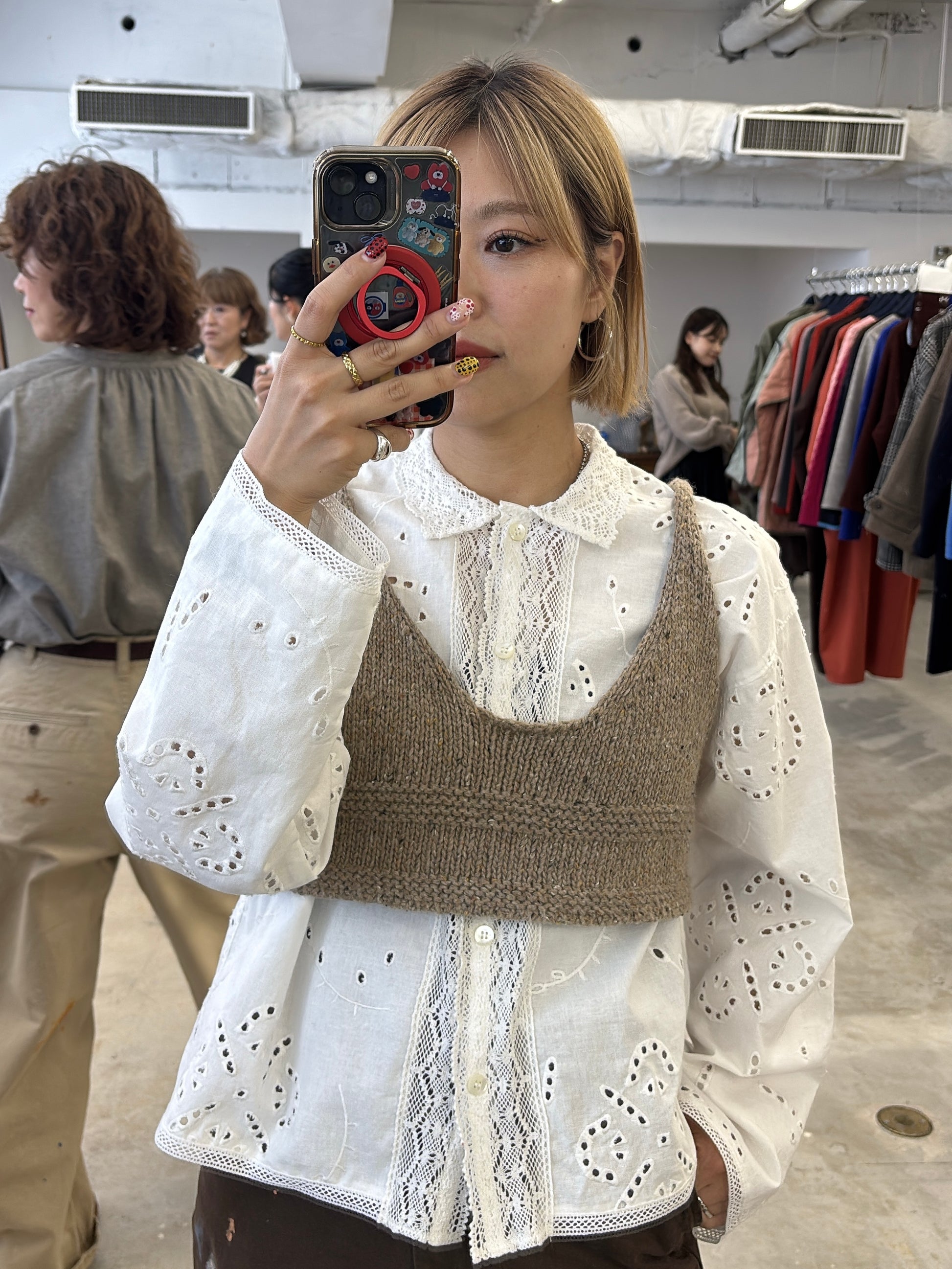 【予約⚡︎販売】カットワーク刺繍シャツ／8663201／LE MÉLANGE／2026 AW #2