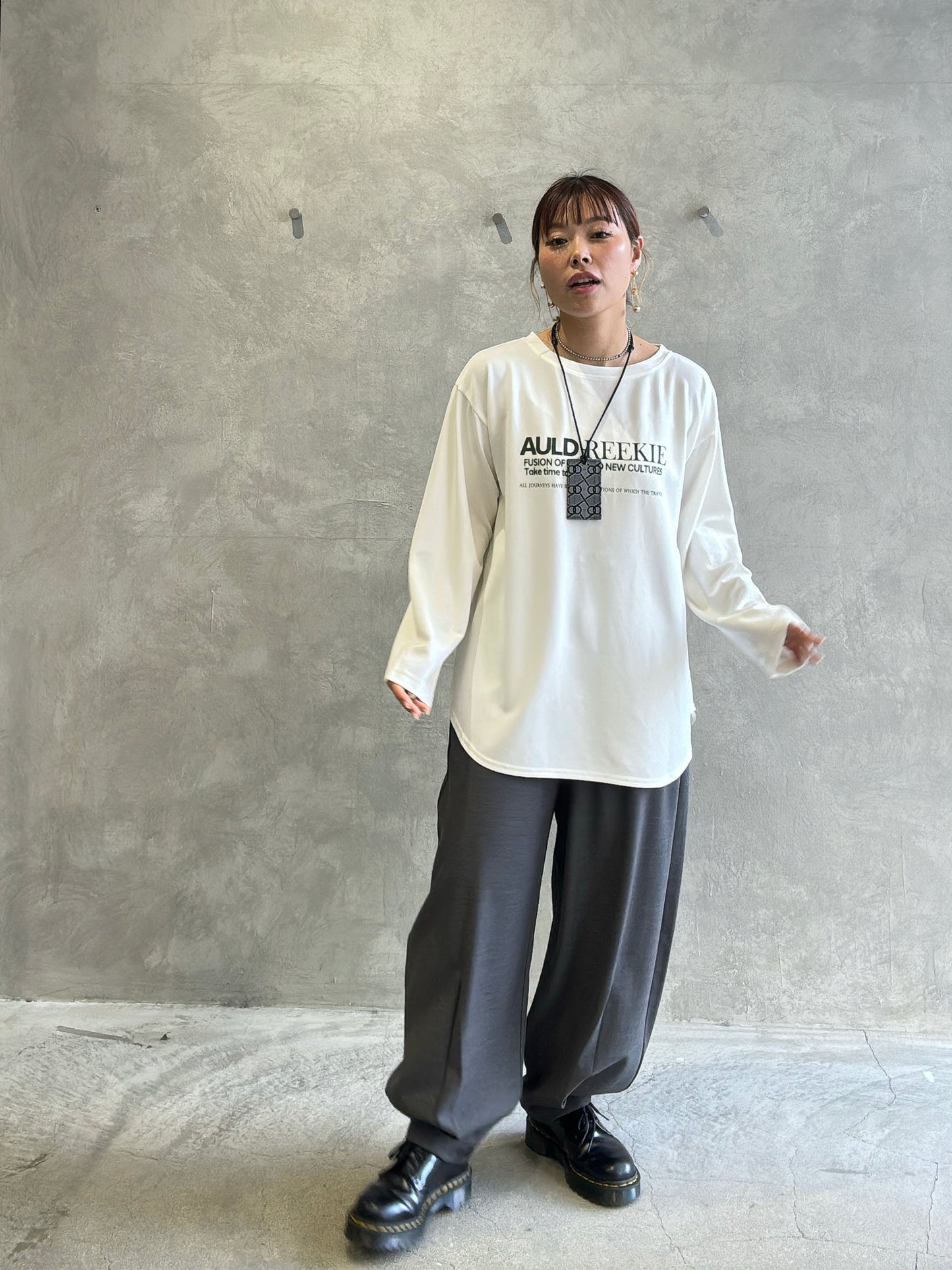【再入荷】カフタックパンツ／Anna Kerry