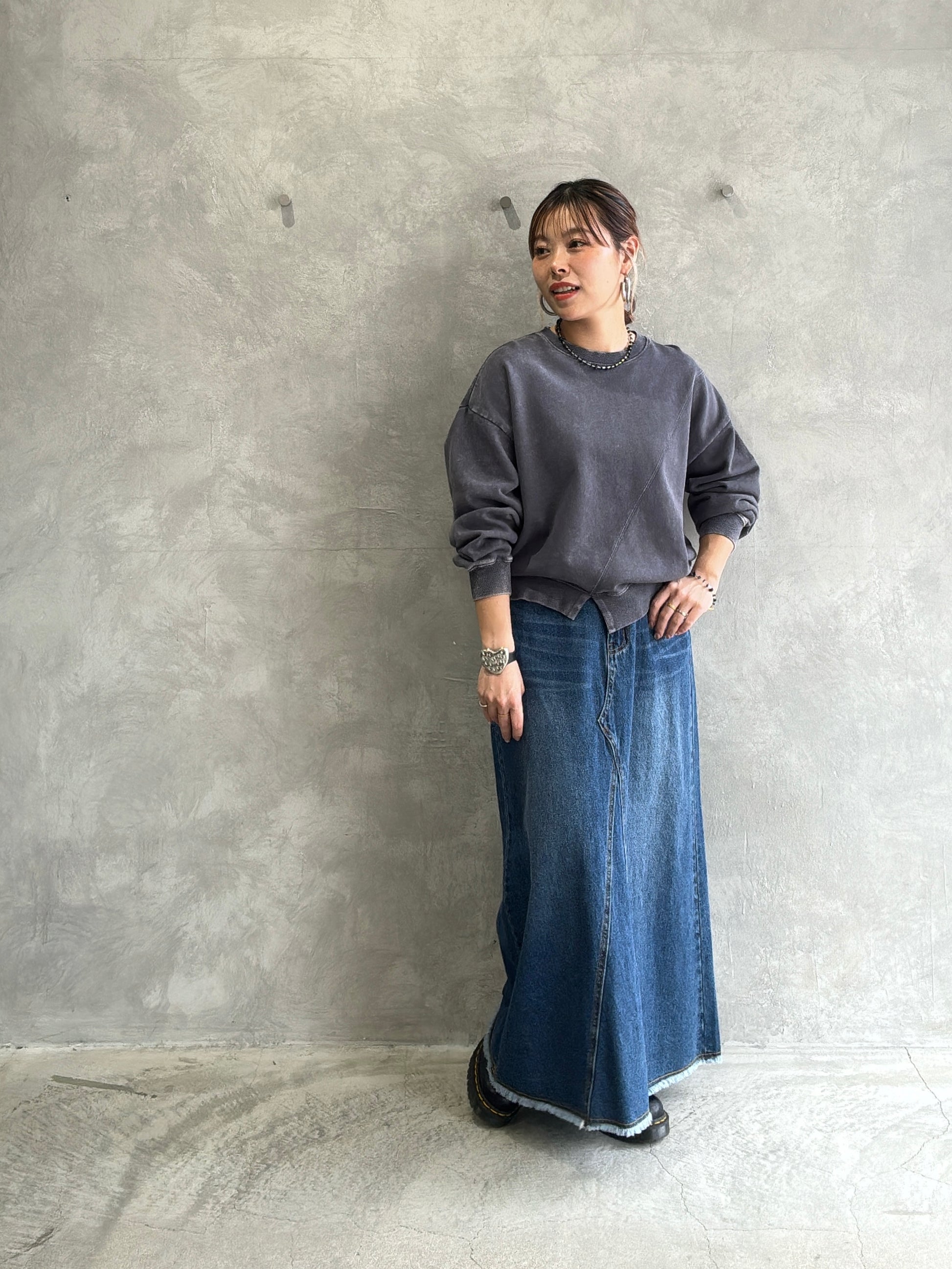 【再入荷】ピグメントプルオーバースウェット