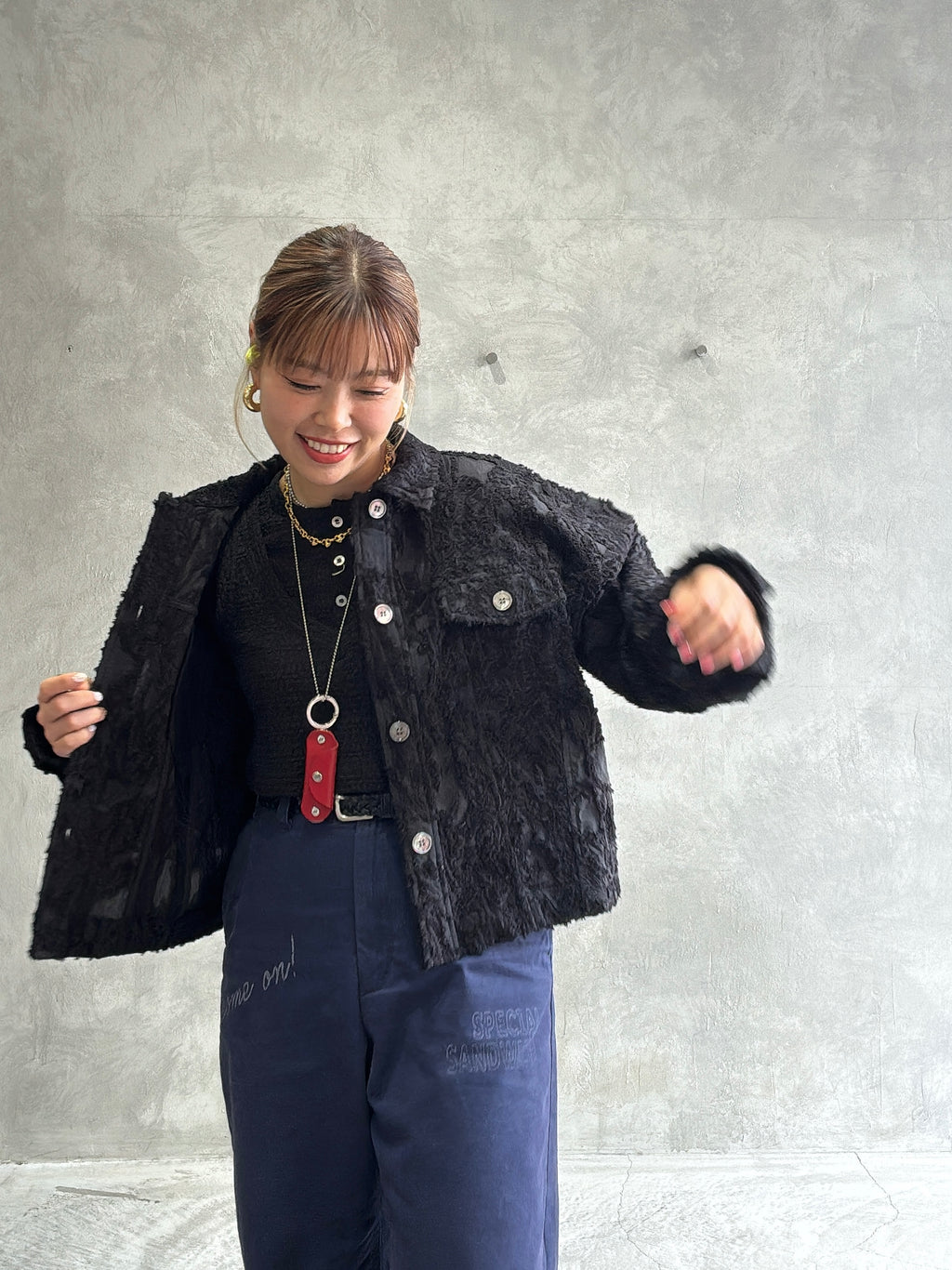 ジャガードジャケット／Anna Kerry