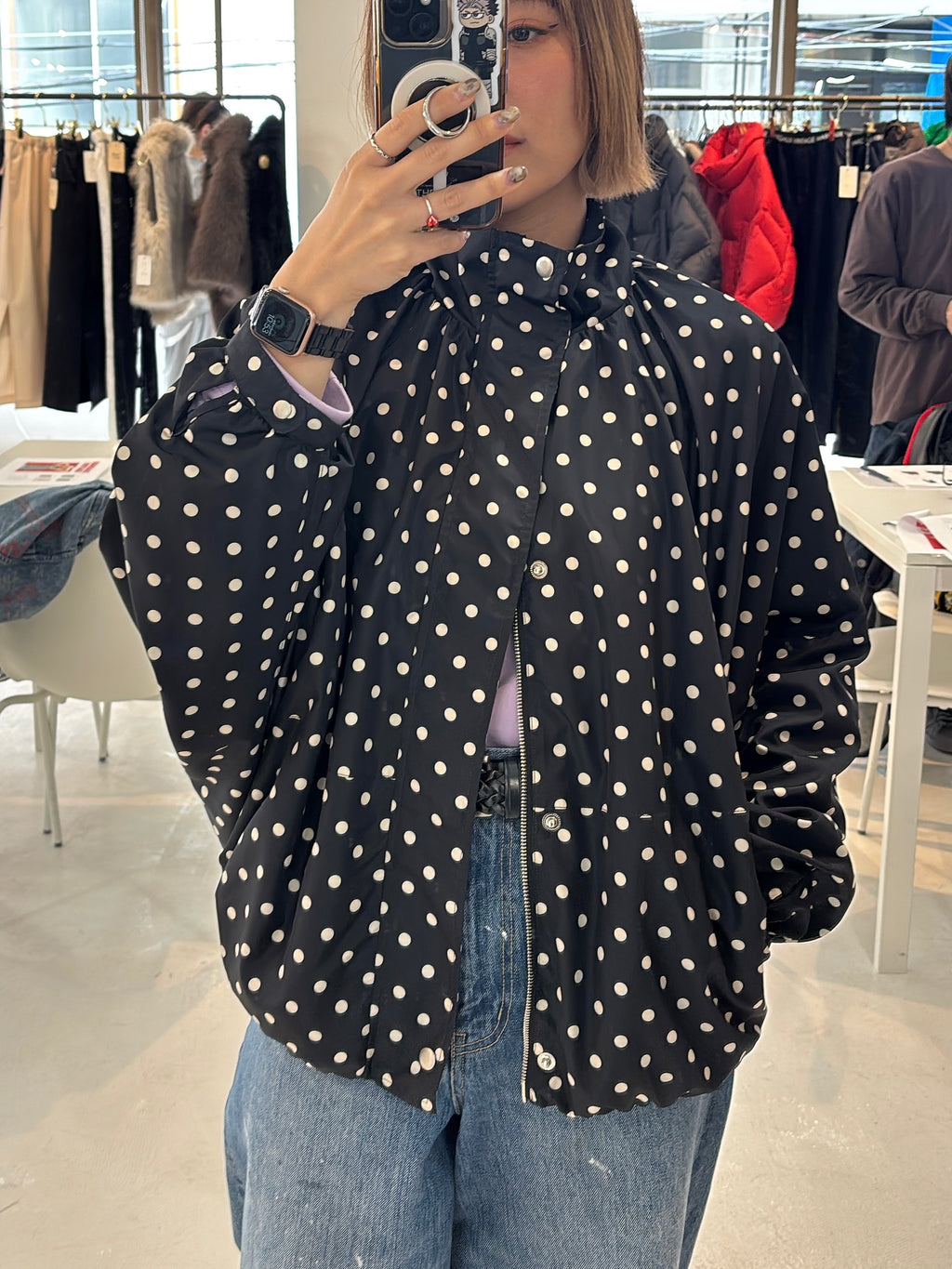 受付終了【予約⚡︎販売】ドットブルゾン／MG JK-26096-A／MARGAUX VINTAGE／2026 AW＃1