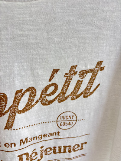 受付終了【予約販売】LappetitゆるフレンチスラブTシャツ／ING