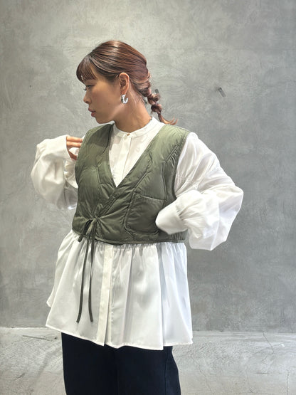 キルティングジレ／Dignite collier