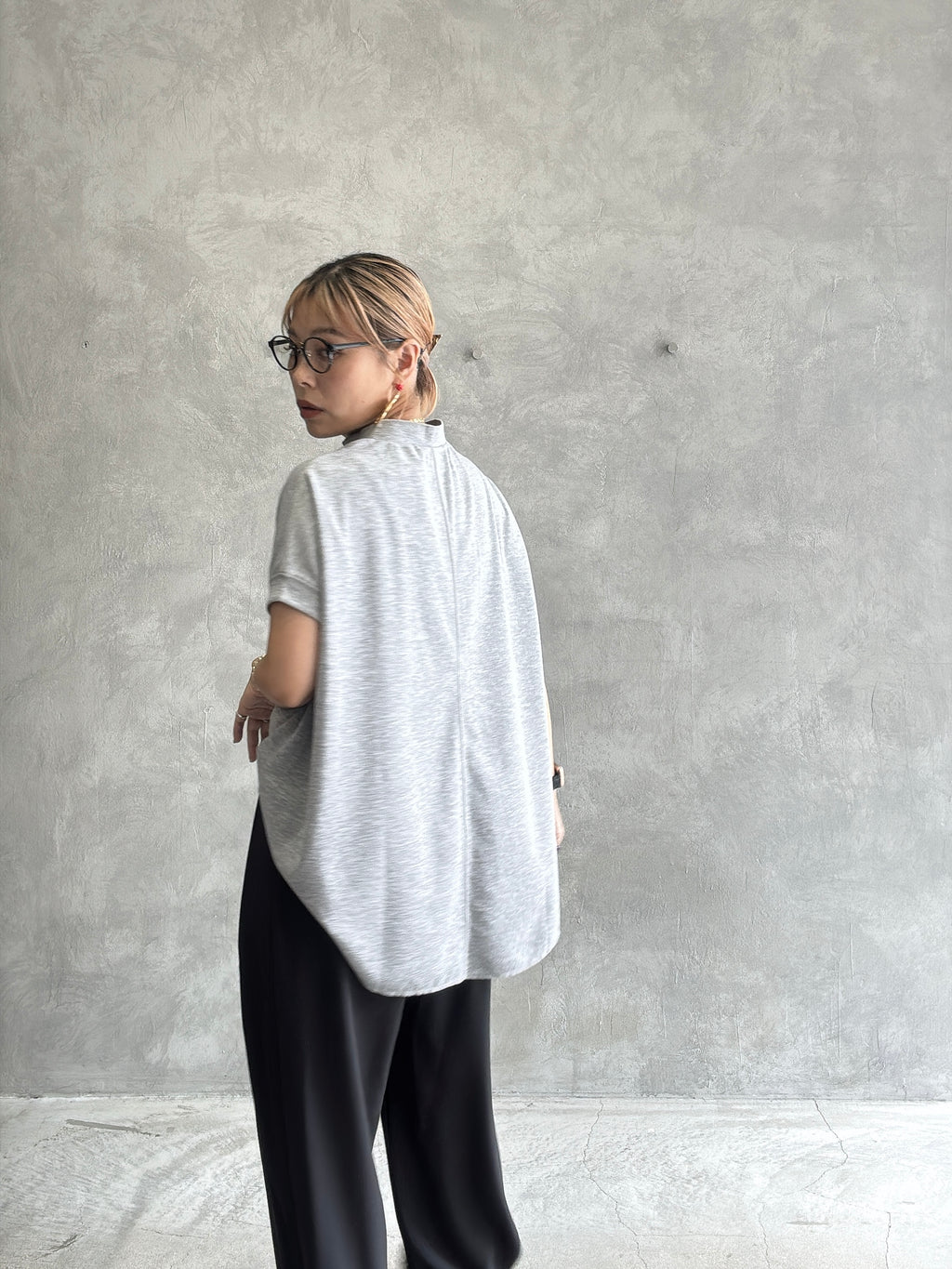 フロントジップカットソー／MG CT-26104-A／MARGAUX VINTAGE／2026 AW＃1