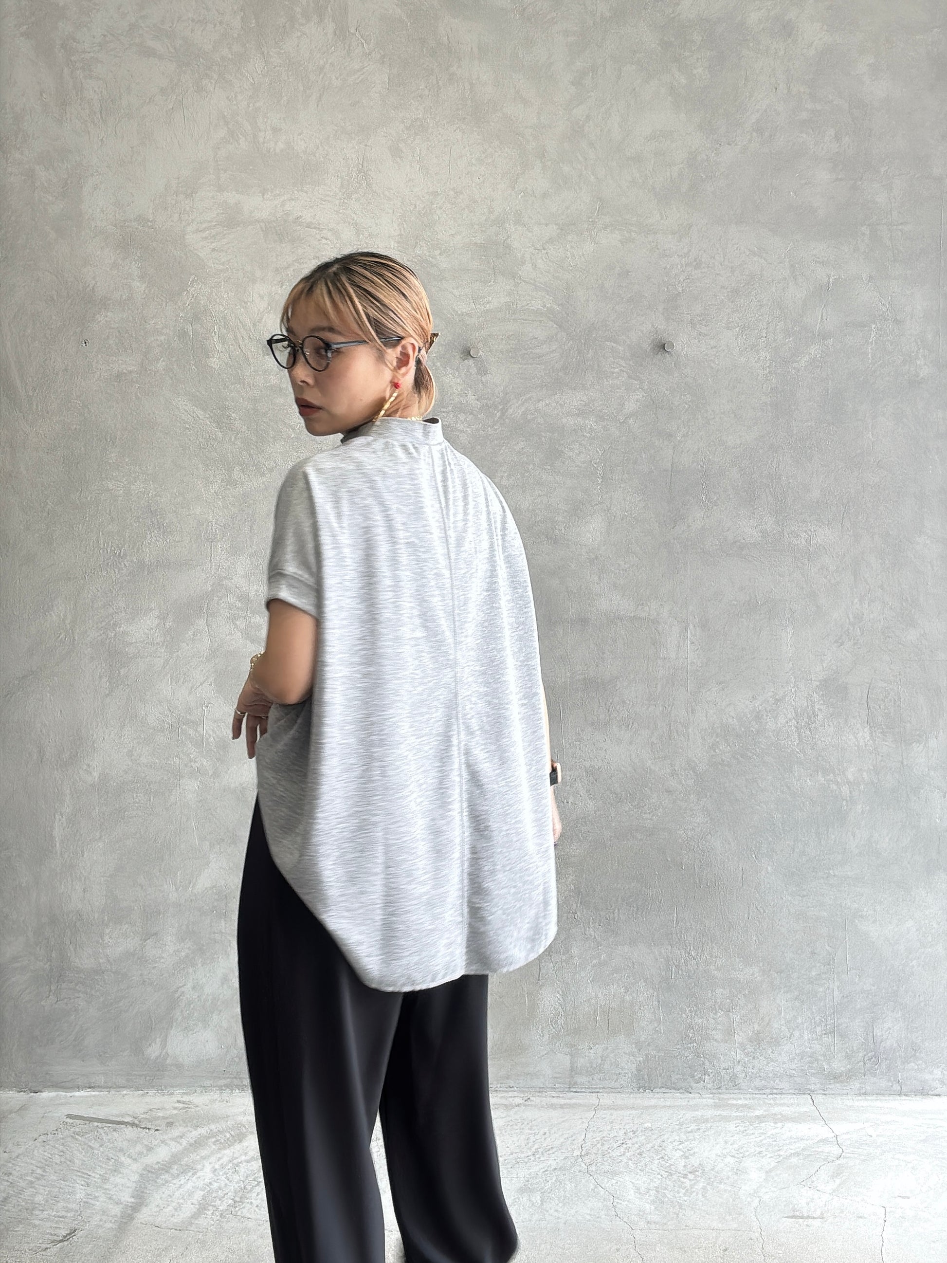 フロントジップカットソー／MG CT-26104-A／MARGAUX VINTAGE／2026 AW＃1