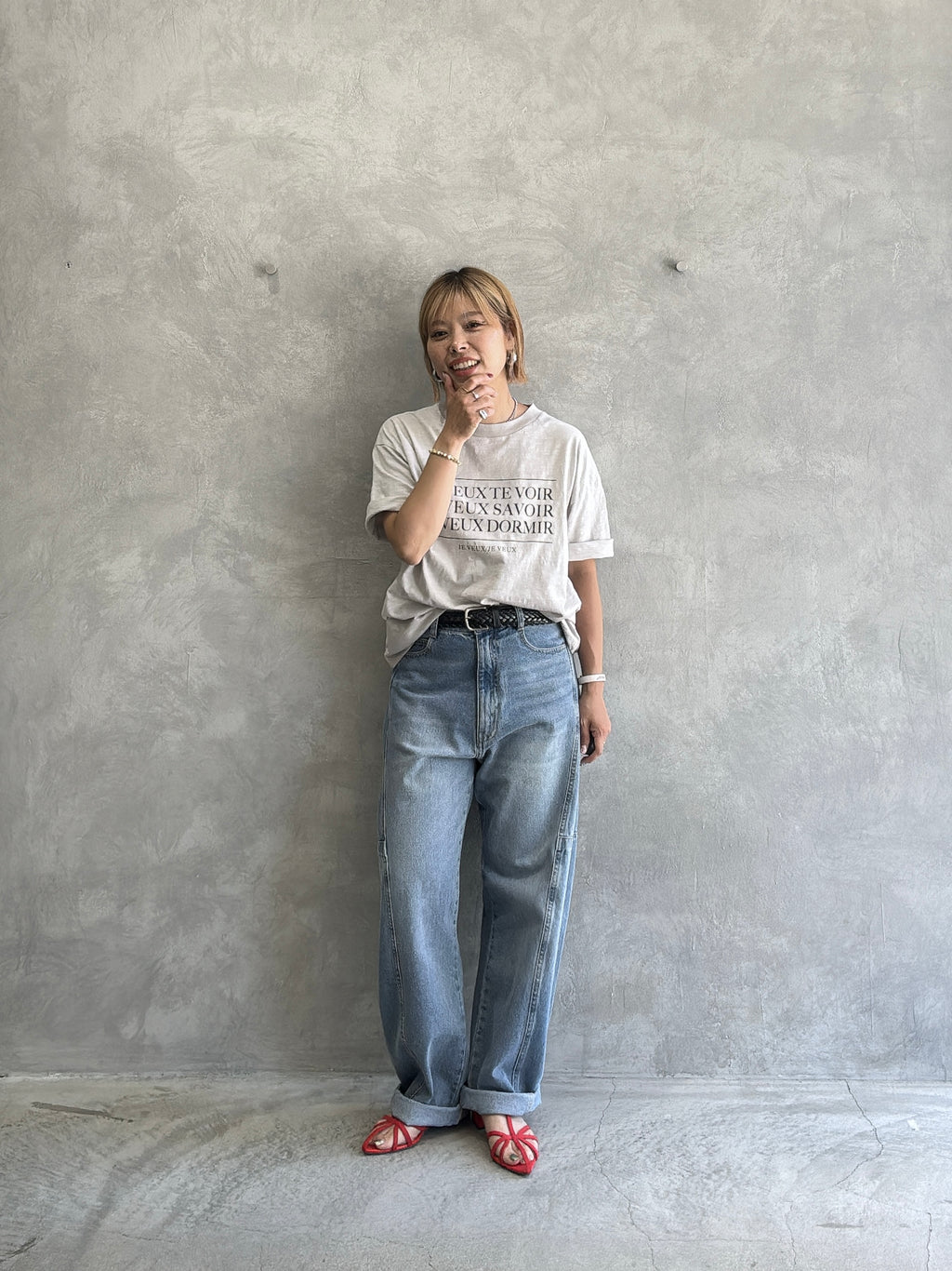 受付終了【予約販売】JE VEUX スラブTシャツ／ING