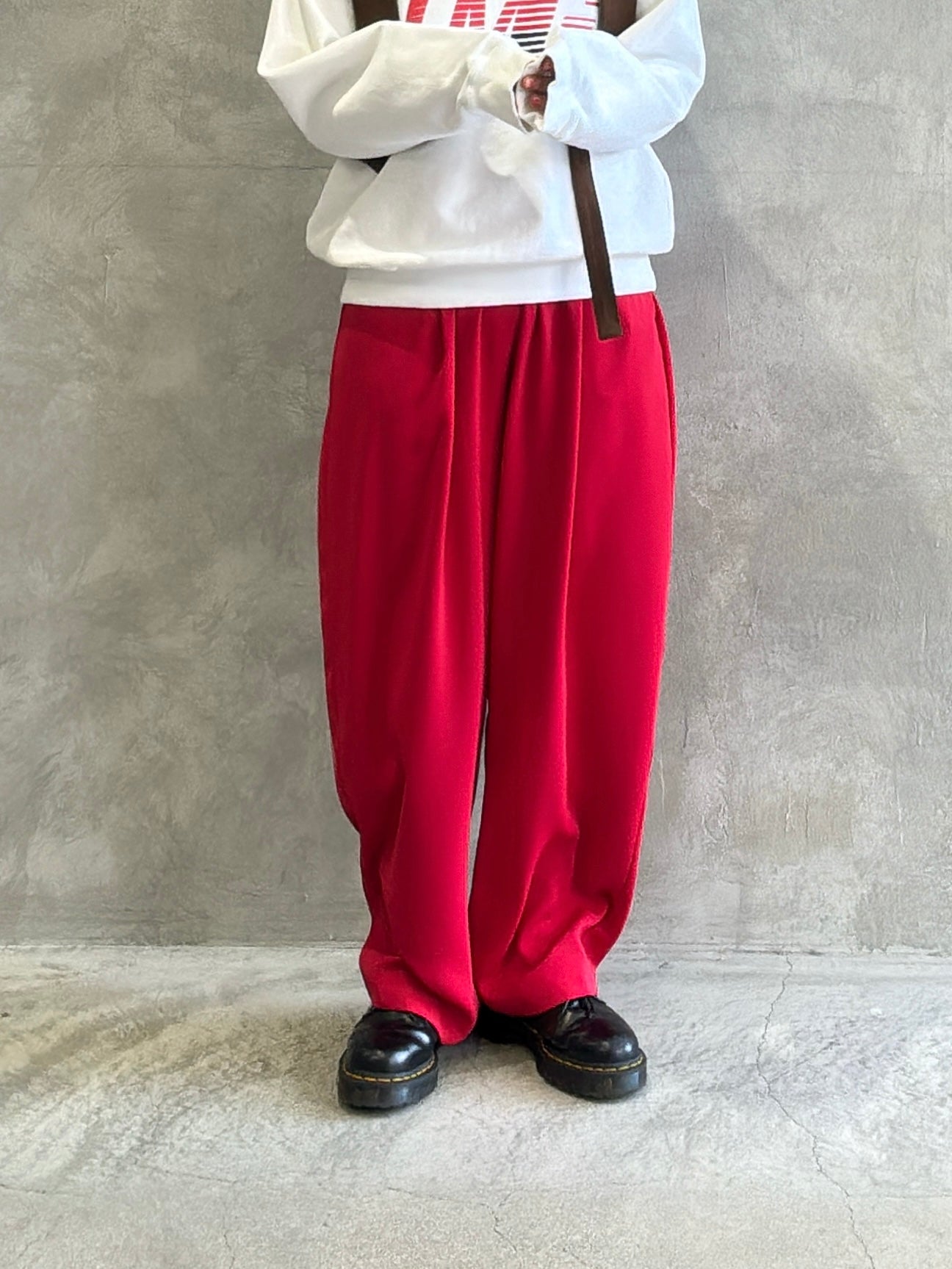 ゆったり楽ちんタックパンツ／Anna Kerry