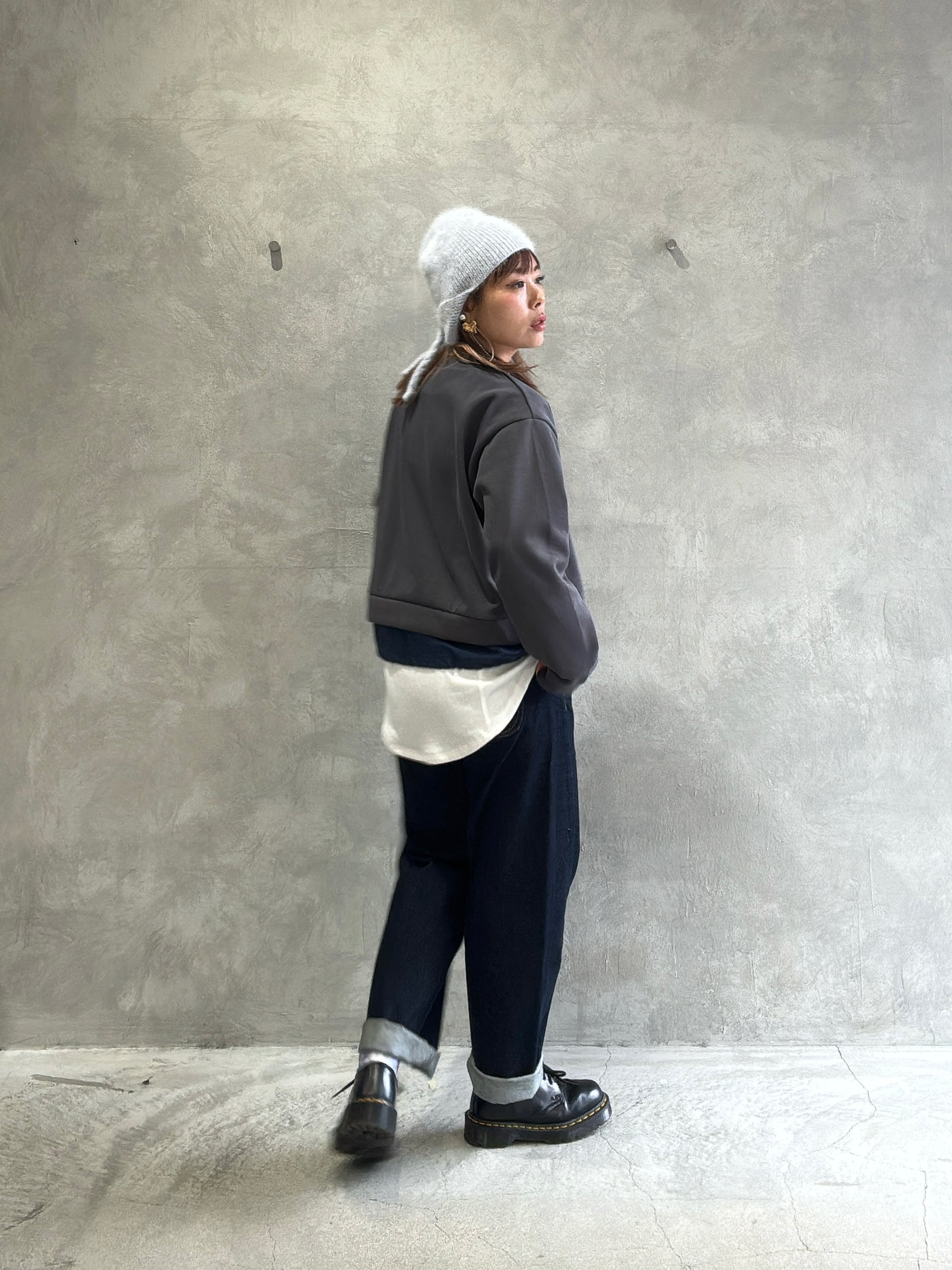 ナイロンドッキングスウェット