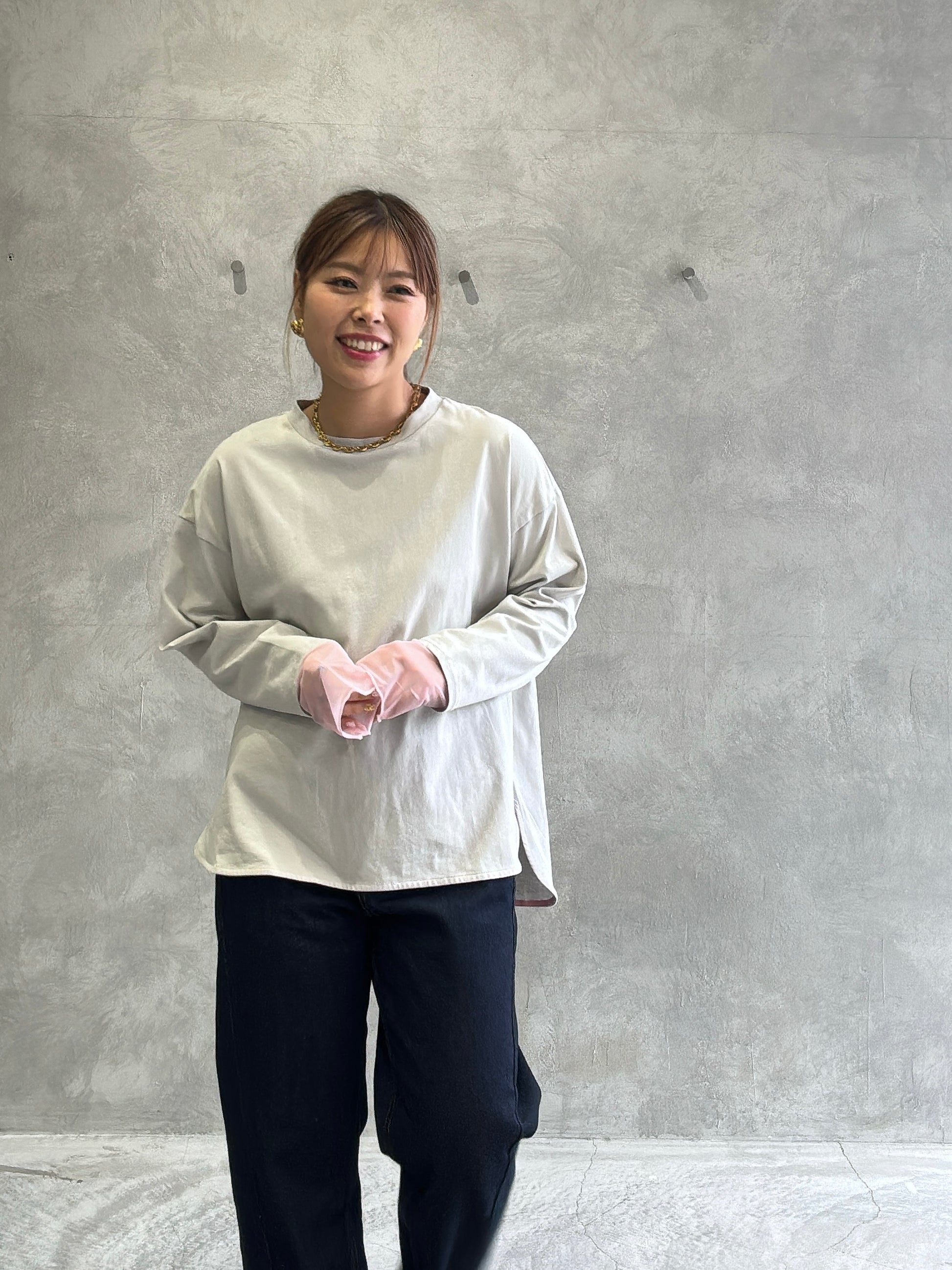 シアードッキング無地ロンT